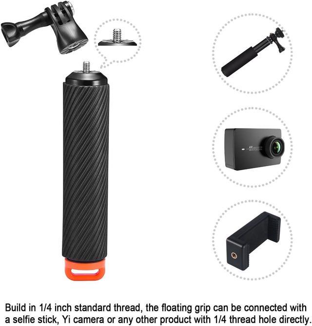 Alt view image 6 of 7 - Waterproof Hand Grip Handle Tripod & Stick Selfie for GoPro Hero 6 Black Hero 6/5 /4/3 AKASO Yi Camera and other Action Cameras