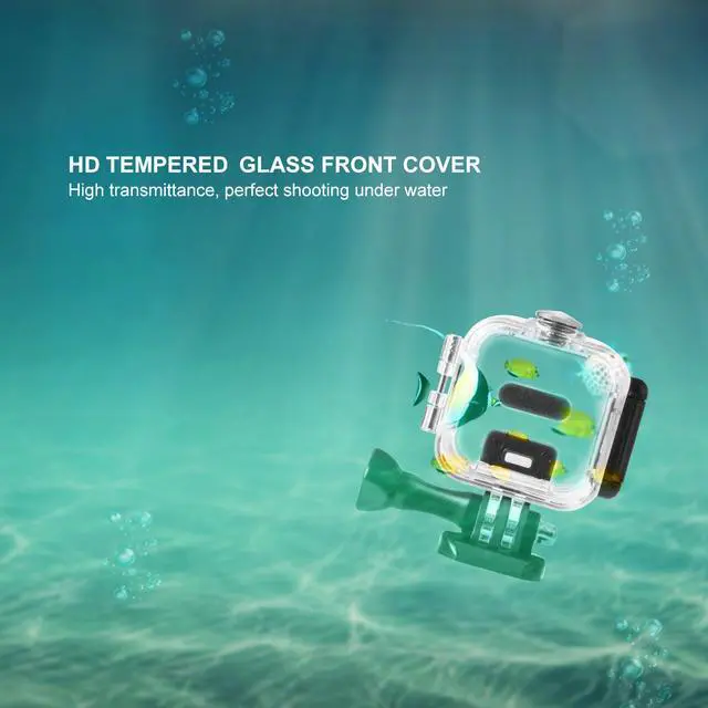 Alt view image 2 of 7 - 45M Dive Housing Case for Gopro Hero 5 Session / Hero Session / Hero 4 Session Waterproof Case Diving Protective Shell with Bracket Accessories Kit for Gopro Hero5 Session & Hero Session