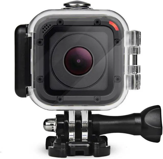Alt view image 2 of 7 - Dive Housing Case Cover for Gopro Hero 5 Session / Hero Session / Hero 4 Session Waterproof Case Diving Protective Shell with Bracket Accessories Kit for Gopro Hero5 Session & Hero Session