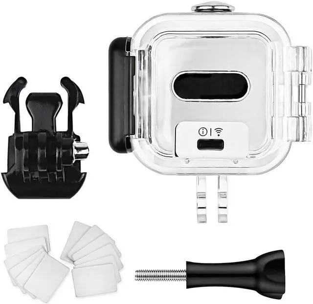 Alt view image 6 of 7 - Dive Housing Case Cover for Gopro Hero 5 Session / Hero Session / Hero 4 Session Waterproof Case Diving Protective Shell with Bracket Accessories Kit for Gopro Hero5 Session & Hero Session