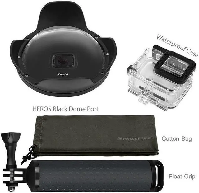 Alt view image 5 of 7 - 6 inch Underwater Lens Hood Dome Port for GoPro HERO 6 HERO 5 Black Camera Diving Transparent Underwater Photography with Waterproof Housing Case Accessories