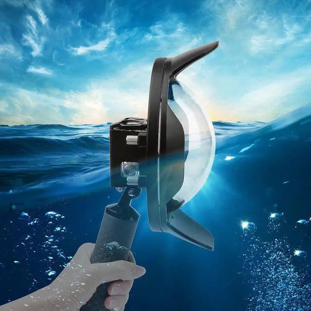 Alt view image 6 of 7 - 6 inch Underwater Lens Hood Dome Port for GoPro HERO 6 HERO 5 Black Camera Diving Transparent Underwater Photography with Waterproof Housing Case Accessories