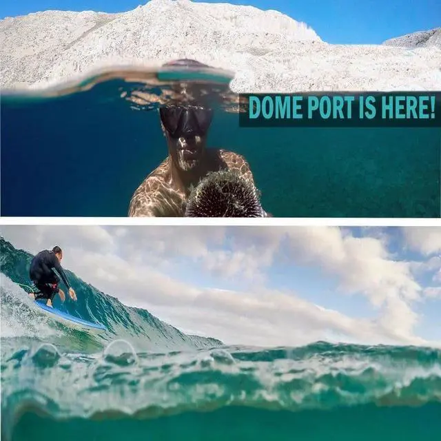 Alt view image 7 of 7 - Larry 2018/4/19 18:18:32
Dome Port for Gopro Hero6 Hero 5 Black Camera Underwater Diving Transparent Lens Housing Dome with Gray Floaty Grip Underwater Photography (6 inch)