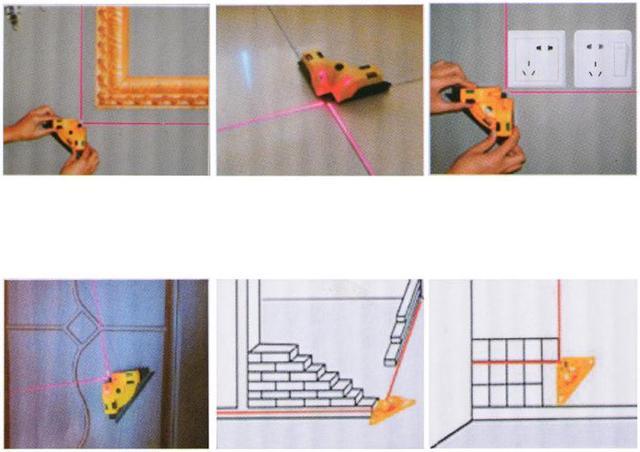 Alt view image 4 of 7 - 90 Degree Laser Level Vertical Horizontal Laser Line Projection Square Level Measuring Tools