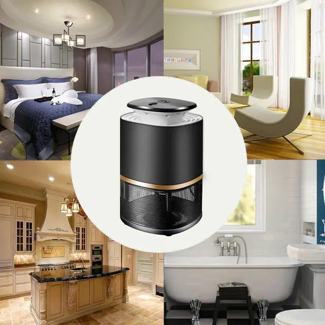 Alt view image 7 of 7 - Indoor Mosquitos Trap Flying Insects Killer Electronic Mosquito Trap Lamp Poison-Free Bugs Zapper Effective and Intelligent Mosquitos Catcher Non-toxic Non-Chemical