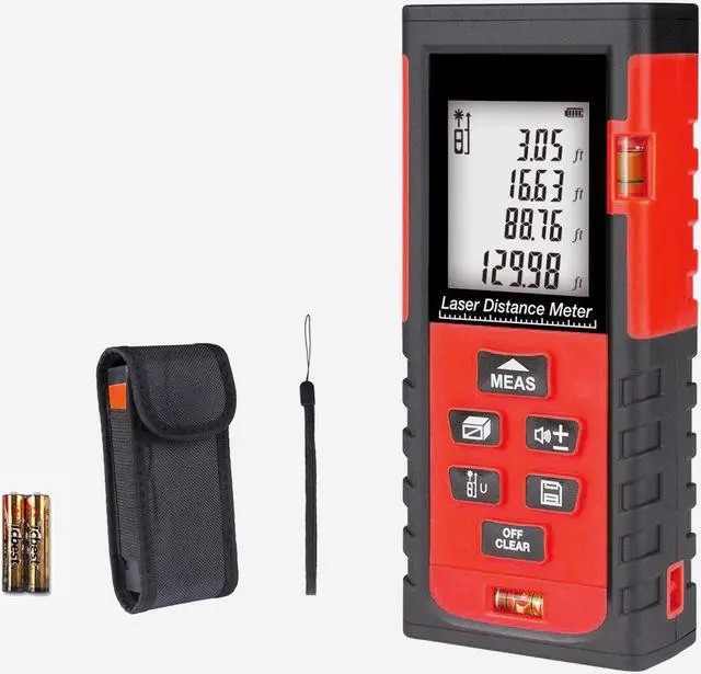 Alt view image 7 of 7 - Advanced Laser Measure Digital Laser Tap Measures with Mute Function Laser Measuring Device with Pythagorean Mode, Measure Distance, Area and Volume