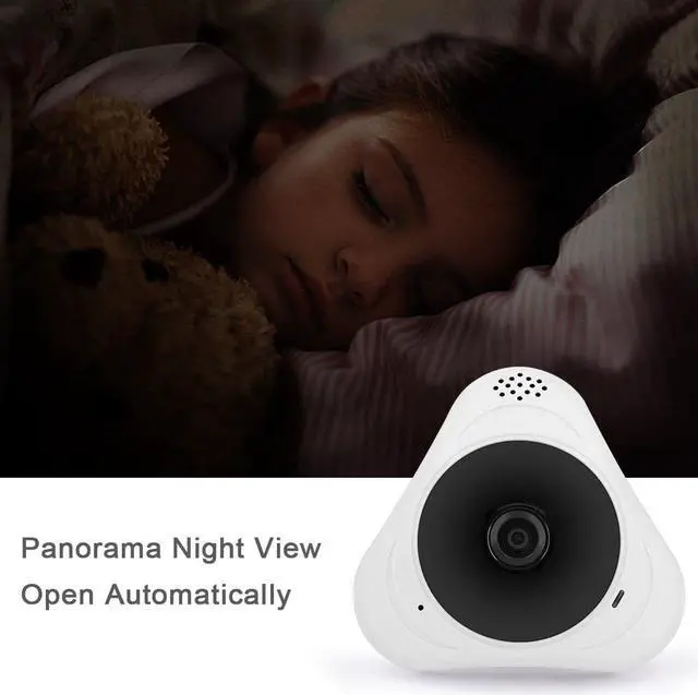 Alt view image 5 of 7 - IP Camera 960p Wireless Security Camera 360 Degree with Motion Detection, Two Way Audio and Night Vision, Indoor Surveillance Camera for Home