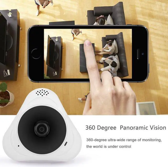 Alt view image 2 of 7 - IP Camera 960p Wireless Security Camera 360 Degree with Motion Detection, Two Way Audio and Night Vision, Indoor Surveillance Camera for Home