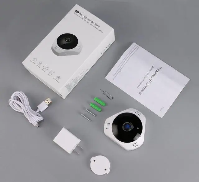 Alt view image 7 of 7 - 360 Panoramic Degree Night Vision Wireless Security IP camera wifi Fish Eye Lens 960P 3D Indoor Outdoor Security system for baby pet elder Support Android IOS Windows Mac