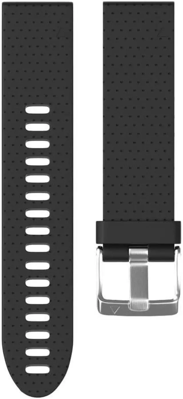 Alt view image 4 of 7 - For Garmin Fenix 5S Watch Band 20mm Width Easy Fit Soft Silicone Watch Band Strap for Fenix 5S [NOT for Fenix 5/5X ]