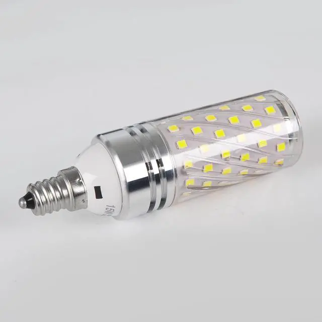 Alt view image 6 of 7 - E12 LED Corn Bulbs,15W LED Candelabra Light Bulbs 120 Watt Equivalent, 1500lm, Daylight White 6000K LED Chandelier Bulbs, Decorative Candle Base E12 Non-Dimmable LED Lamp(3-Pack)