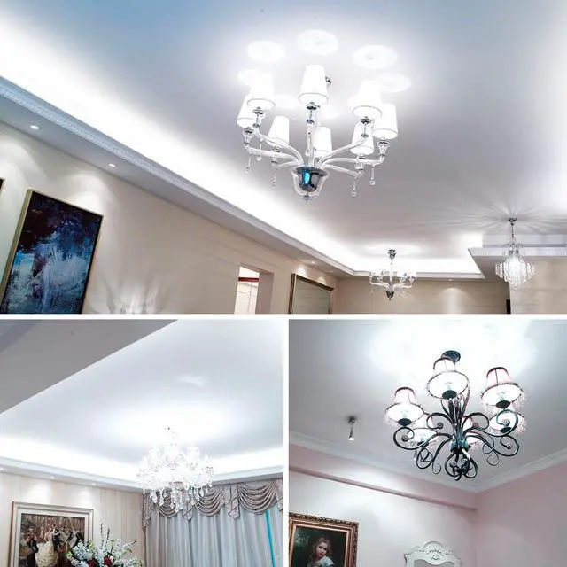 Alt view image 3 of 7 - E12 LED Corn Bulbs,15W LED Candelabra Light Bulbs 120 Watt Equivalent, 1500lm, Daylight White 6000K LED Chandelier Bulbs, Decorative Candle Base E12 Non-Dimmable LED Lamp(3-Pack)