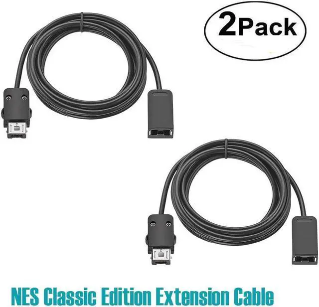 Alt view image 6 of 6 - SNES Classic Controller Extension Cable 3M/10ft (2-PACK), SNES Extension Power Cord for Super Nintendo SNES Classic Edition Controller (2017) and Mini NES Classic Edition (2016)
