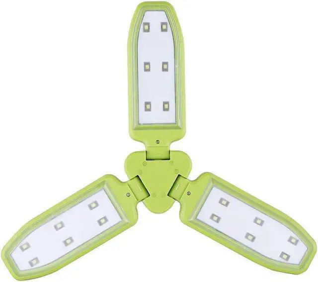 Alt view image 5 of 7 - Folding Clover Solar LED 100 Lumen Portable Camping Lantern USB Rechargeable and Solar Chargeable 3 Level Brightness Including SOS Flashing Hurricane Storm Tent Lantern