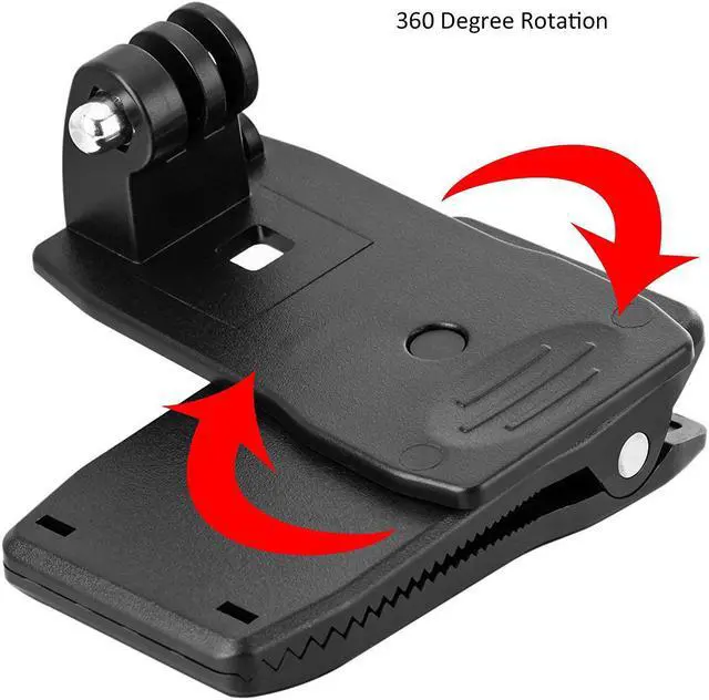 Alt view image 6 of 7 - Backpack Strap Mount Quick Clip Mount for Gopro Hero 6 Hero 5 Hero 4 Hero Session 3+ Hero 3 Hero 2 Camera