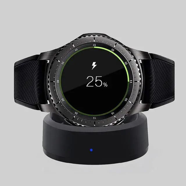 Alt view image 4 of 7 - Galaxy Gear S3 Charger Wireless Replacement Charger Charging Cradle Dock for Samsung Galaxy Gear S3 Classic / Frontier Smart Watch