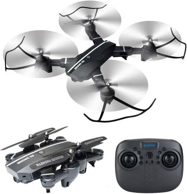 Main image of FPV RC Drone with 720P HD Wi-Fi Camera Live Video Feed 2.4GHz 6-Axis Gyro Quadcopter for Kids Beginners - Altitude Hold One Key Start Foldable Arms Bonus Battery Wide Angle Camera