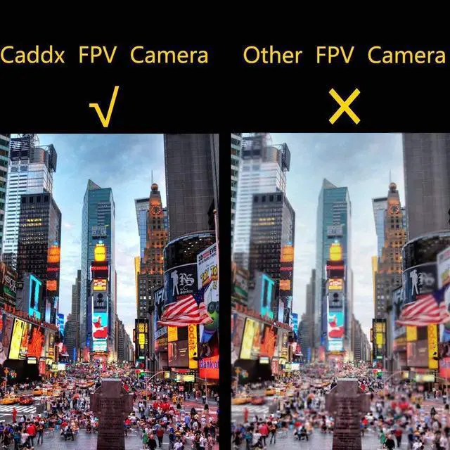 Alt view image 5 of 6 - Caddx FPV Camera Turbo Micro F1 FPV Came 1/3" CMOS Sensor 1200 TVL 2.1mm IR Blocked NTSC DC 5V-40V Wide Voltage for FPV Racing Drone