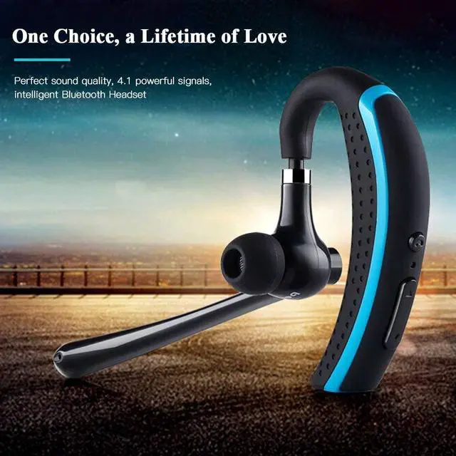Alt view image 7 of 7 - Bluetooth Headset, Wireless Earpiece Hands Free Business Earphones In-ear Earbuds with Noise Canceling Mic for Business/Office/Driving, Work for iPhone/Samsung/Android Cell Phones