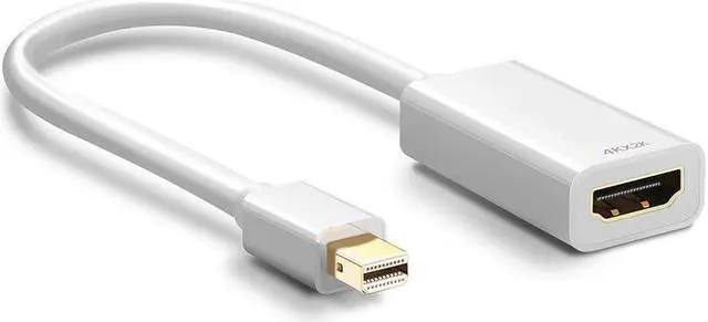 Main image of Thunderbolt 2.0 Mini DisplayPort  to HDMI Adapter 4K Mini DP to HDMI Converter for MacBook Air iMac MacBook Pro Surface Pro 3 / 4 / 5 Surface Book ThinkPad P71 ThinkPad T570 PCs and More