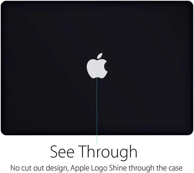 Alt view image 3 of 7 - MacBook Pro 15 Case 2018 2017 2016 Release A1990 A1707 with Touch Bar / Touch ID Rubberized Hard Shell with Keyboard Cover For Macbook Pro 15 Inch