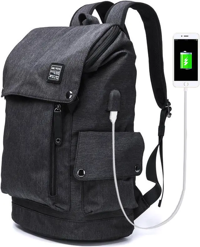 Main image of Business Laptop Backpack for Men Women Anti theft Tear/Water Resistant Travel Bag School/College Backpack fits up to 15.6 Inch Notebook Computer USB Charging Backpack