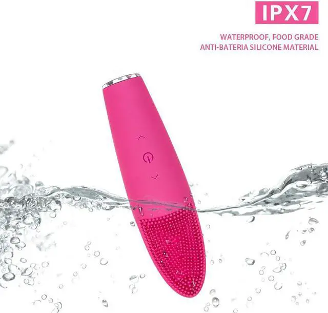 Alt view image 6 of 7 - Sonic Face Brush Waterproof Facial Cleansing Brush with 7 Speeds Thermal Spa for Gentle Exfoliating Removing Blackhead