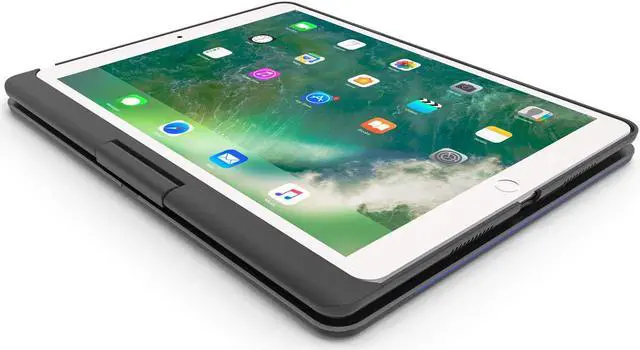 Alt view image 7 of 7 - New iPad Pro 10.5 Keyboard Case Protective Ultra Slim Hard Folio Case 360 Rotate Smart Cover with 7 Colors Backlit Auto Wake Sleep Wireless Bluetooth Keyboard for iPad Pro 10.5 inch Model A1701A1709