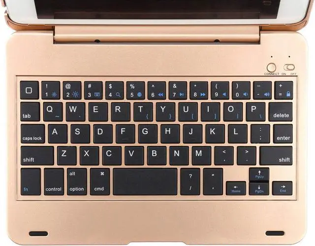 Alt view image 4 of 7 - iPad Mini 1 2 3 Keyboard Case Werleo Bluetooth Wireless Keyboard Folio Flip Smart Cover For Apple iPad Mini 3 Mini 2 Mini 1 with Folding Stand and Auto Sleep Wake Function