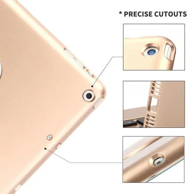 Alt view image 5 of 7 - iPad Mini 1 2 3 Keyboard Case Werleo Bluetooth Wireless Keyboard Folio Flip Smart Cover For Apple iPad Mini 3 Mini 2 Mini 1 with Folding Stand and Auto Sleep Wake Function