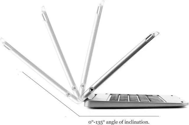 Alt view image 3 of 7 - iPad Mini 1 2 3 Keyboard Case Werleo Bluetooth Wireless Keyboard Folio Flip Smart Cover For Apple iPad Mini 3 Mini 2 Mini 1 with Folding Stand and Auto Sleep Wake Function