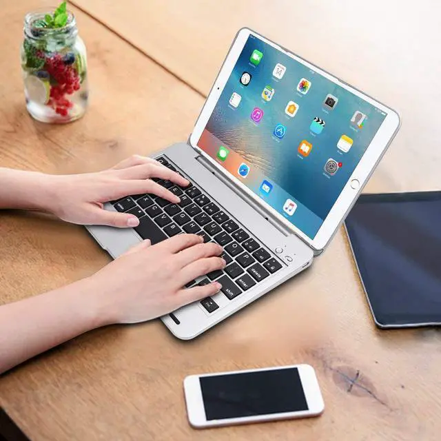 Alt view image 7 of 7 - iPad Mini 1 2 3 Keyboard Case Werleo Bluetooth Wireless Keyboard Folio Flip Smart Cover For Apple iPad Mini 3 Mini 2 Mini 1 with Folding Stand and Auto Sleep Wake Function