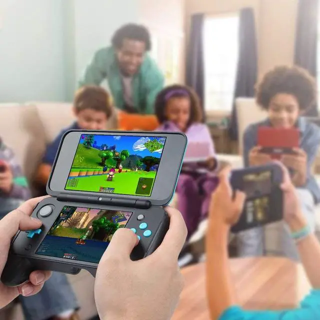 Alt view image 6 of 7 - Updated Hand Grip for Nintendo 2DS XL with 1 Stylus and 1 Clear Case for Nintendo 2DS XL