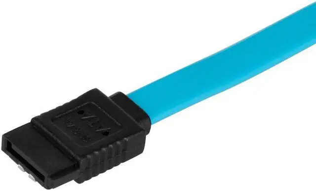 Alt view image 6 of 6 - WERLEO SATA III Cable [3-Pack] SATA 6Gbps 90 Degree Cable plug with Lock Latch for With Serial ATA hard drives HDD, SSD, etc Blue - 18"