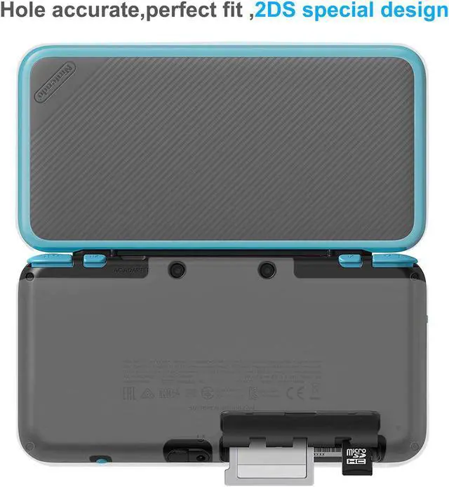 Alt view image 7 of 7 - New Nintendo 2DS XL Case Accessories Protective Cover Case for New Nintendo 2DS XL TPU Anti-Scratch Crystal Clear Case for NEW Nintendo 2DS XL