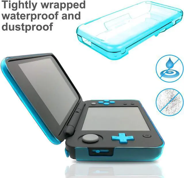 Alt view image 2 of 6 - New Nintendo 2DS XL Case Accessories Protective Cover Case for New Nintendo 2DS XL TPU Anti-Scratch Crystal Case for NEW Nintendo 2DS XL Blue