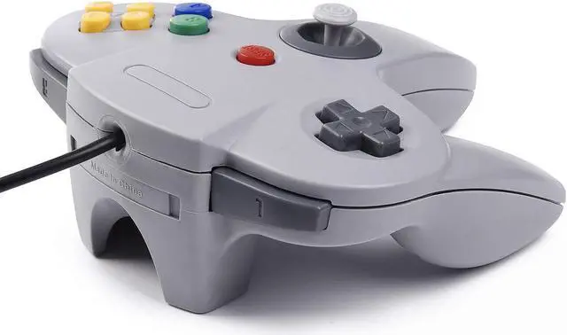 Alt view image 2 of 7 - 2 Pack Classic N64 Controller Werleo N64 Wired USB PC Game pad Joystick, N64 Bit USB Wired Game stick Joy pad Controller for Windows PC MAC Linux Raspberry Pi 3 Genesis Higan