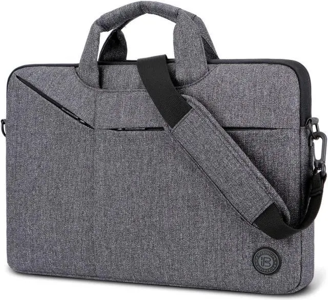 Main image of 13 - 14 Inch Laptop Bag Slim Waterproof Laptop Messenger Bag Portable Laptop Sleeve Case Shoulder Bag Briefcase Handbag with Strap for 13" Macbook Pro Air Surface Book Notebook Computer Men Women