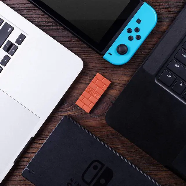 Alt view image 7 of 7 - Werleo 8Bitdo Wireless Controller Adapter for Nintendo Switch Windows Mac Raspberry Pi With OTG Cable
