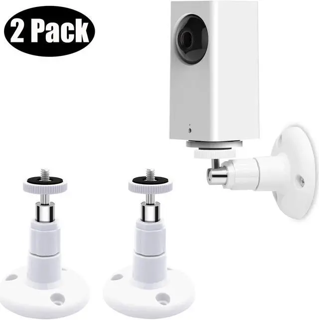 Main image of 2 Pack Werleo Wyze Cam Pan Wall Mount, Adjustable Indoor and Outdoor Security Mount for Wyze Cam Pan Arlo, Arlo Pro, Arlo Pro 2, Arlo Go & Arlo Lights and Other Camera with Same Interface