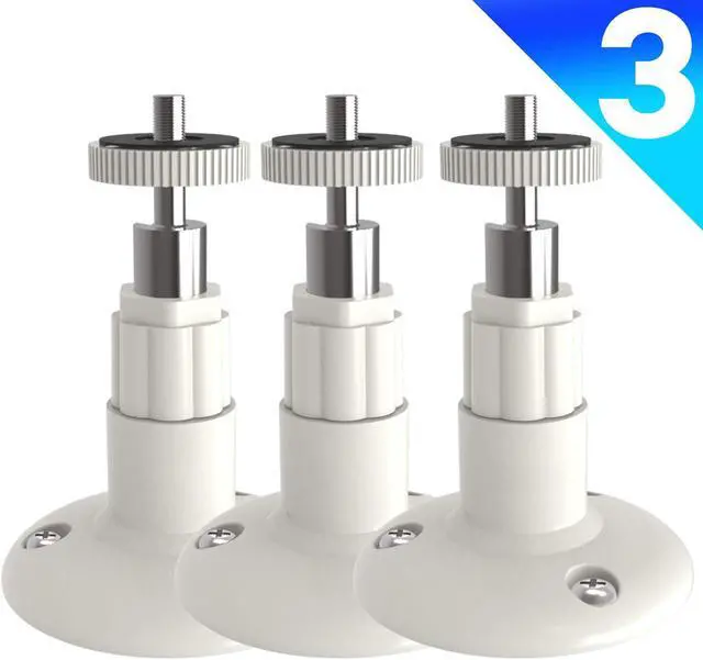 Alt view image 2 of 7 - 3 Pack Wall Mount Wyze Cam Pan Arlo Arlo Pro Arlo Pro 2 Arlo Go & Arlo Lights 360 Degree Adjustable Indoor Outdoor Mount