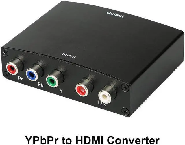 Main image of Component to HDMI Converter Adapter Werleo 5RCA Component RGB YPbPr to HDMI Converter v1.3 HDCP 1080P Video Audio Converter Adapter for DVD PSP Xbox 360 to New HDTV Monitor