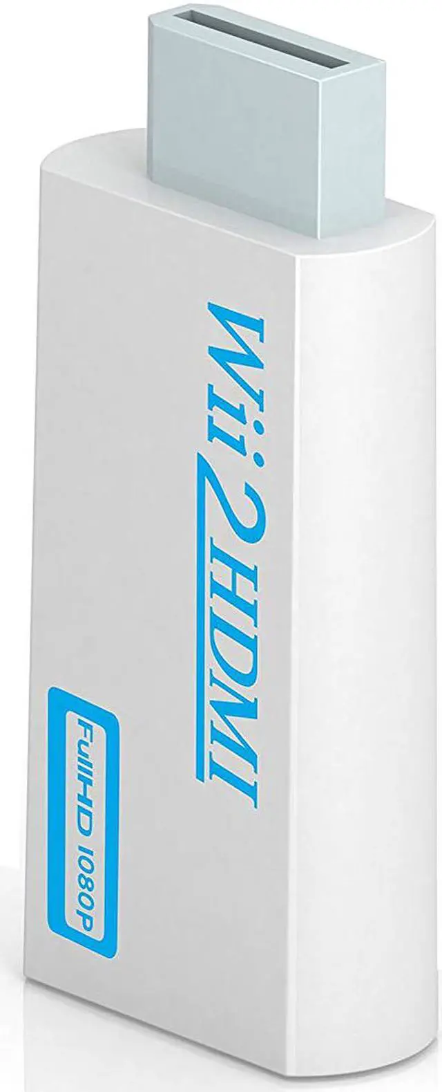 Alt view image 3 of 6 - Wii to HDMI Converter Wii to HDMI Adapter 1080p 720p Connector with 3.5mm Audio Jack & HDMI Output Compatible with Nintendo Wii Wii U HDTV Monitor Supports All Wii Display Modes 480P NTSC 480I