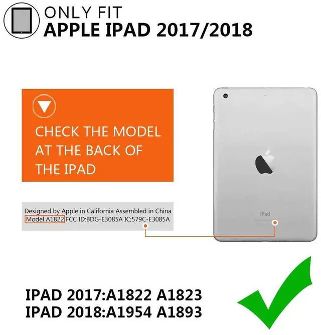 Alt view image 3 of 7 - New iPad 9.7 2018 2017 Case 5th 6th Generation Three Layer Heavy Duty Soft Silicone Hard Bumper Case with Kickstand and Shoulder strap Shockproof Durable Rugged Case for New iPad 9.7 Inch 2018 2017