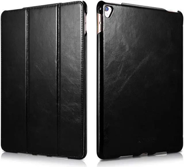 Main image of iPad Pro 9.7 Leather Case Vintage Genuine Leather Side Open Flip Folio Style Smart Cover in Ultra Slim Design with Stand & Auto Wake / Sleep Functions for Apple iPad Pro 9.7 Inch Cover