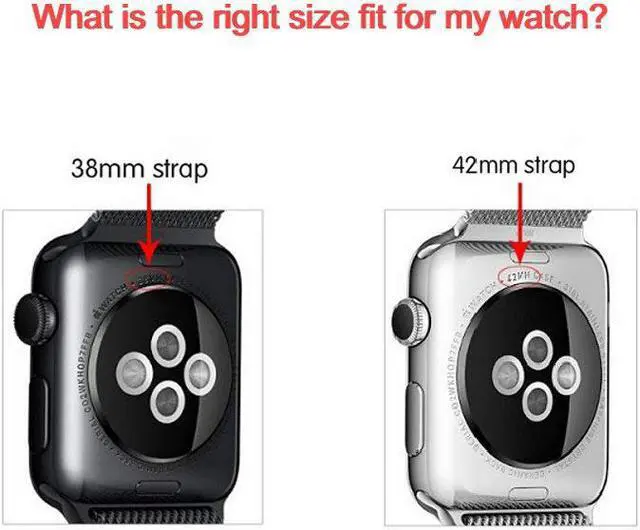 Alt view image 5 of 5 - Compatible for Apple Watch Band 38mm with Case Milanese Loop Stainless Steel Magnetic Band with Metal Case for iWatch Series 1 2 3 Shockproof Protective Bumper Replacement Strap 38mm