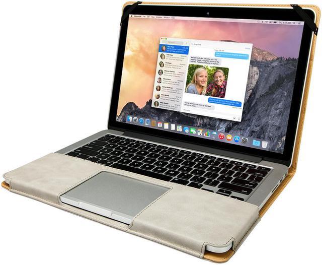 Alt view image 6 of 7 - Macbook Air 13 inch Case One-piece designed PU Leather Premium Quality Book Cover Folio Flip Case Sleeve Protective Cover with Stand Function for Apple Macbook Air 13" Model A1369 / A1466 Case