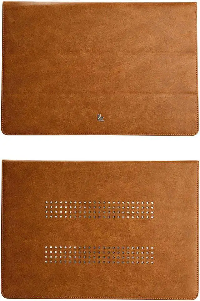 Alt view image 2 of 7 - MacBook Pro 15 Inch Case 2018 2017 2016 Released Model A1990 A1707 Premium Quality PU Leather Book Cover Folio Flip Case laotop Sleeve Protective Cover with Stand for Apple MacBook Pro 15"