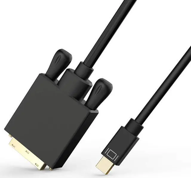 Main image of Mini DisplayPort to DVI Cable 6 Feet Mini DP to DVI Cable Male to Male Gold-plated Cord for MacBook iMac LG51 Surface Pro Dock Computer Monitor