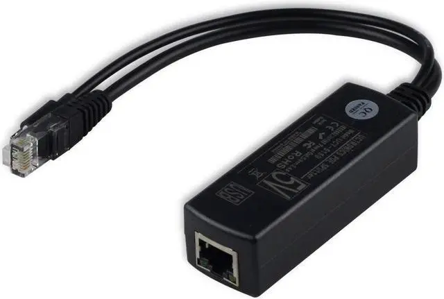 Alt view image 6 of 6 - Werleo PoE Splitter Gigabit 5V Micro USB Power and Ethernet to Raspberry Pi 3B+ Work with Echo Dot Most Micro USB Security Camera Dropcam or Raspberry Pi and Tablet IEEE 802.3af Compliant